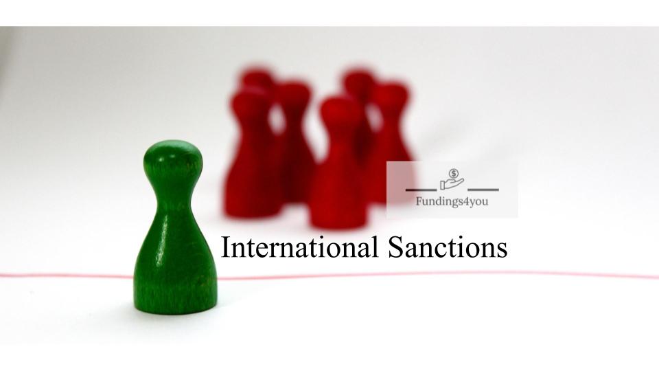 This post discusses international sanctions, the effects they've had on the world economy and society, and how to prepare for it.