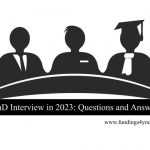 The purpose of this post is to provide examples of correct responses to each of the five questions asked during a PhD interview.