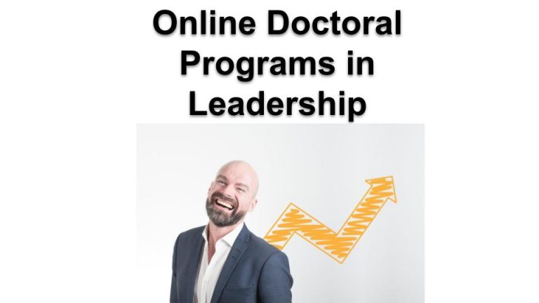 best Online Doctoral Programs in Leadership