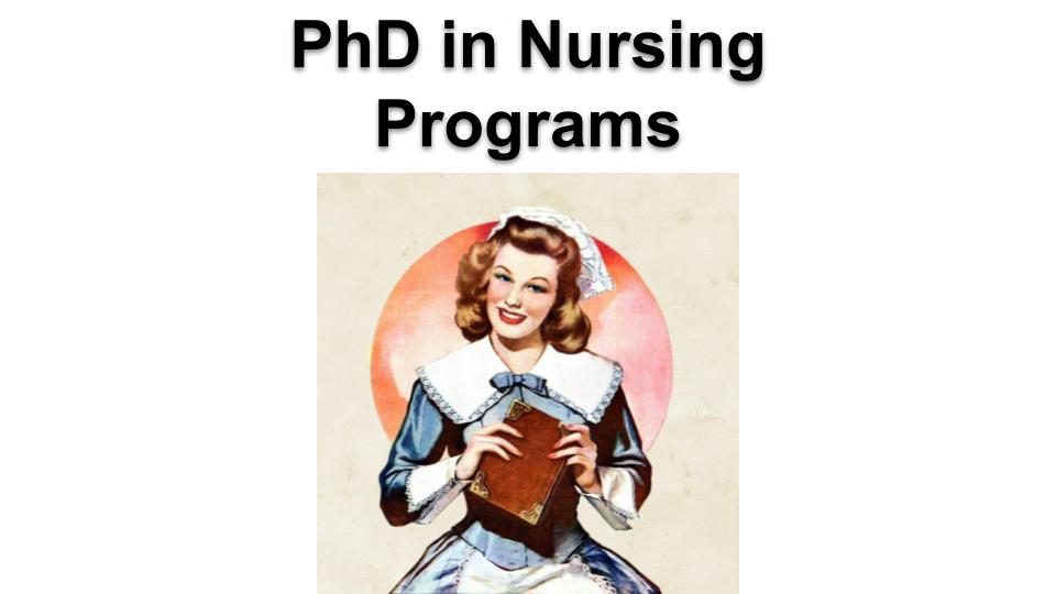 PhD in Nursing Programs