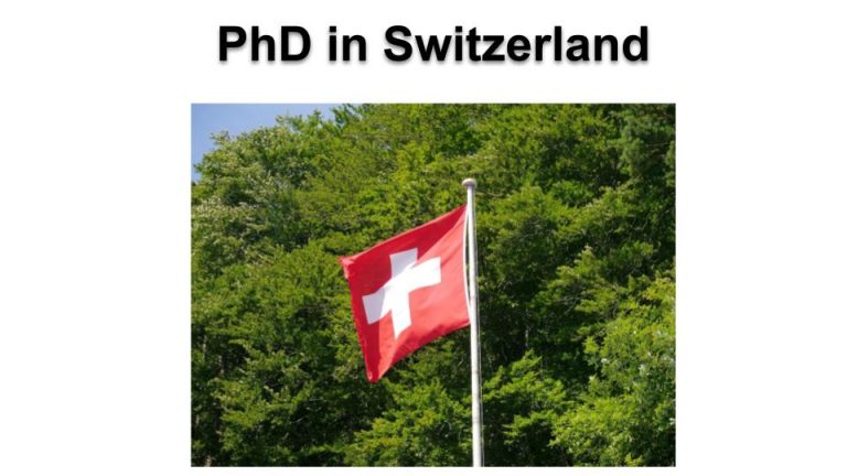 study phd in switzerland
