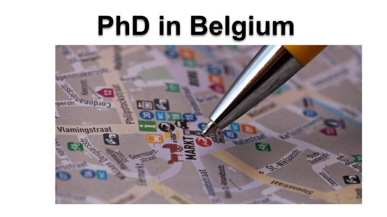 phd in belgium
