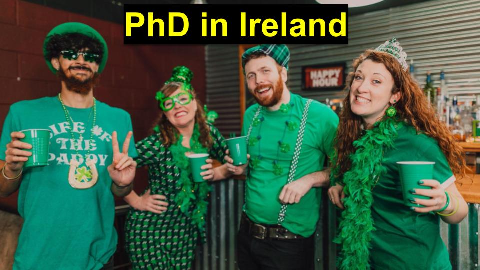 phd in ireland